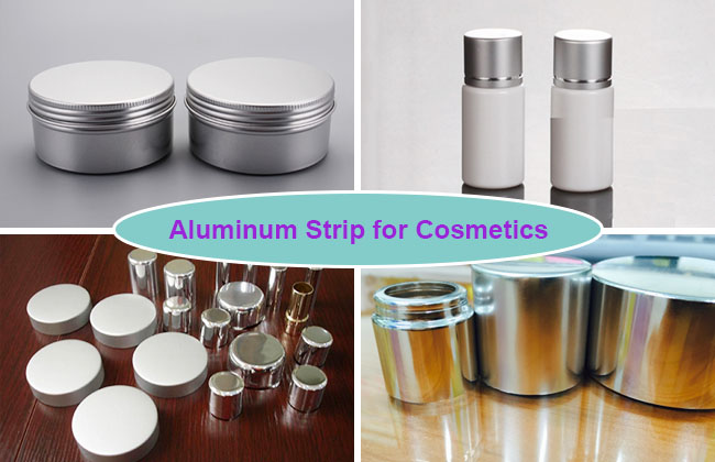 aluminum strip for cosmetic packaging